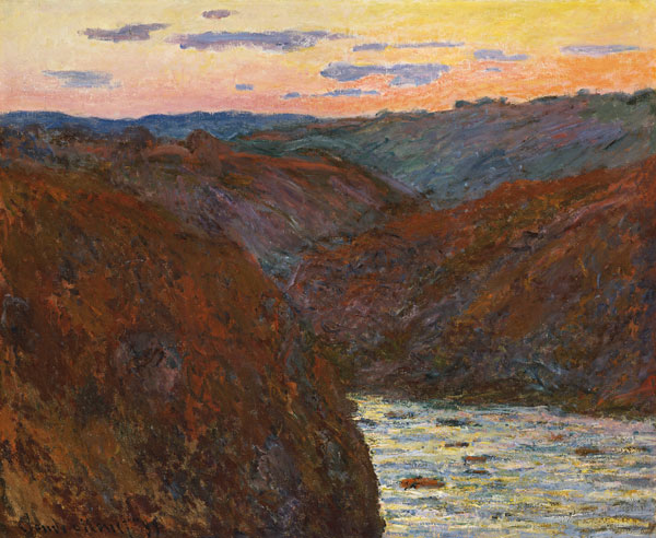 La Creuse, Sunset a Claude Monet