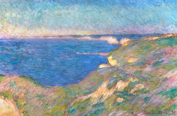 The Cliffs Near Dieppe a Claude Monet