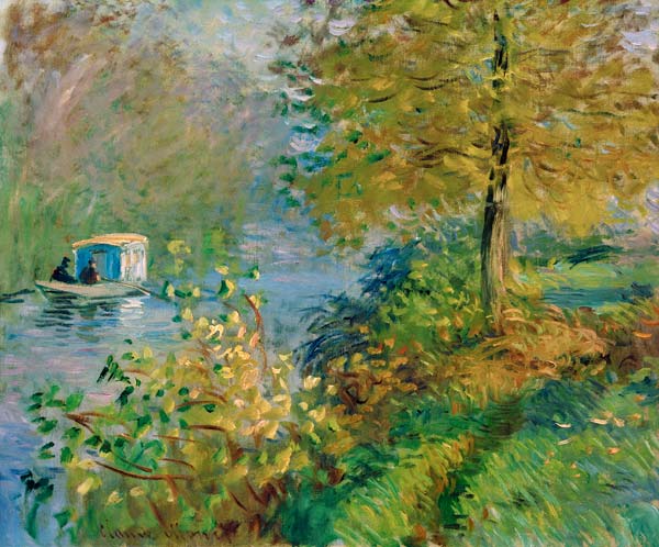 Le bateauatelier a Claude Monet