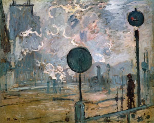 Der Bahnhof Saint-Lazare (Le Signal) a Claude Monet