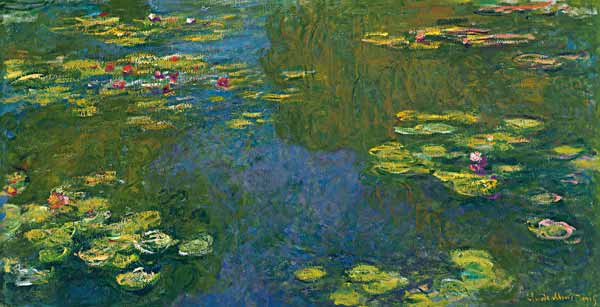 Der Seerosenteich (Le bassin aux nympheas) a Claude Monet