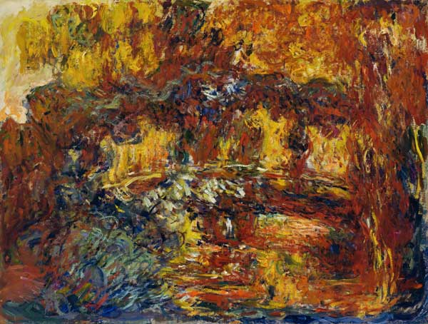 The Japanese Footbridge a Claude Monet