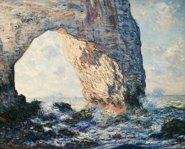 Manneporte at Étretat a Claude Monet