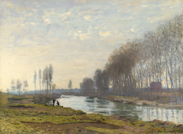 The Petit Bras of the Seine at Argenteuil a Claude Monet