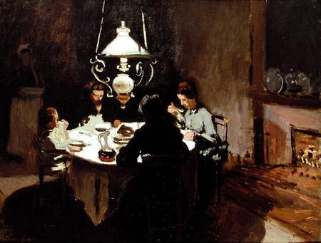 The Dinner a Claude Monet
