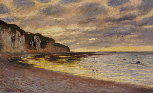 Bassa marea a Pointe de L'Ailly  a Claude Monet