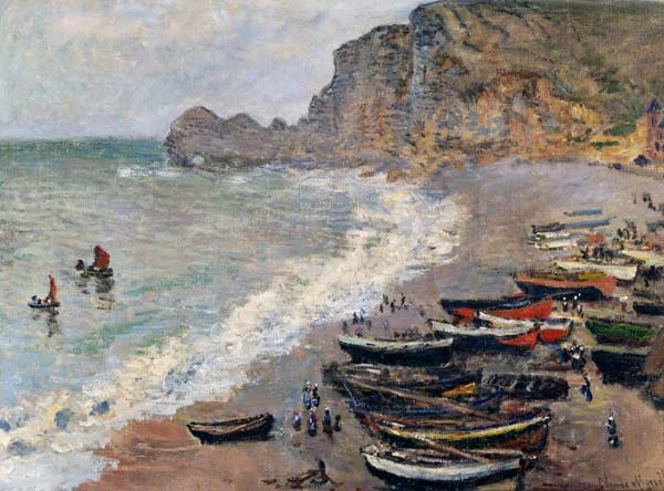 Étretat a Claude Monet