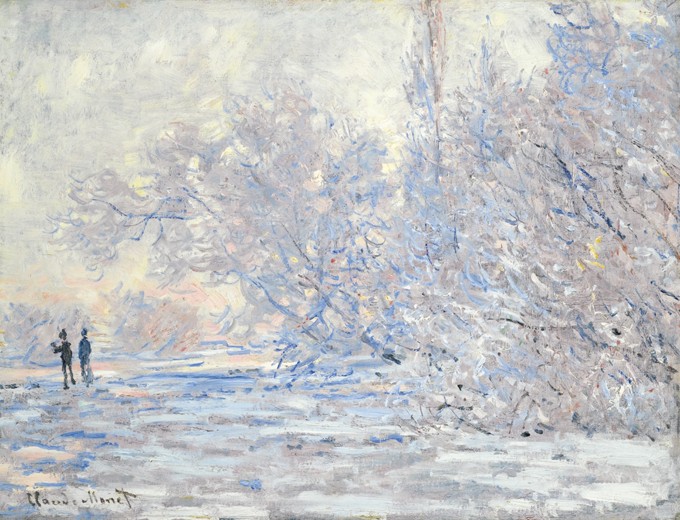Frost in Giverny (Le Givre à Giverny) a Claude Monet