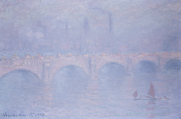 Waterloo Bridge, Hazy Sunshine a Claude Monet