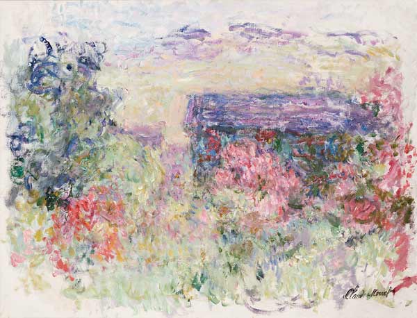 The House Through the Roses, c.1925-26 a Claude Monet