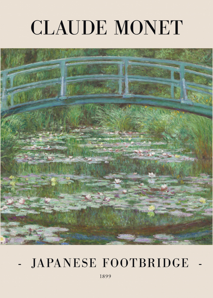 Japanese Footbridge 1899 a Claude Monet