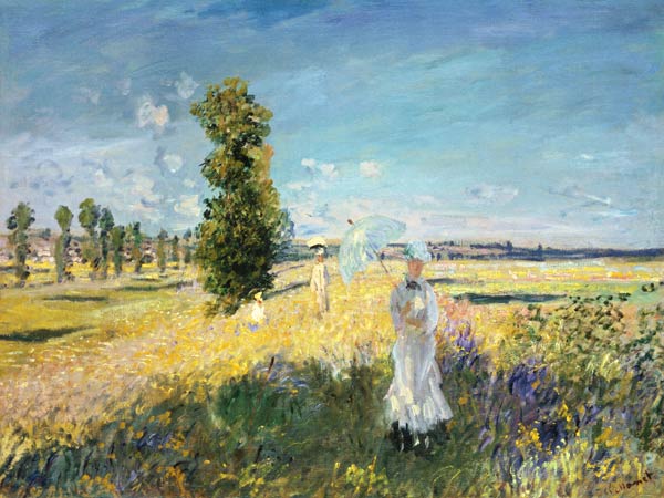 La passeggiata (Argenteuil) a Claude Monet