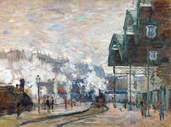 Gare Saint-Lazare, Paris a Claude Monet