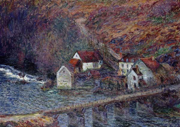 The Bridge at Vervy a Claude Monet