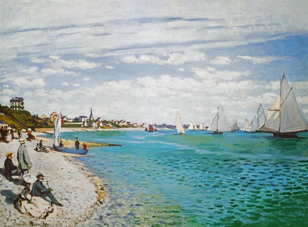 C.Monet, Regatta in Sainte-Adresse a Claude Monet