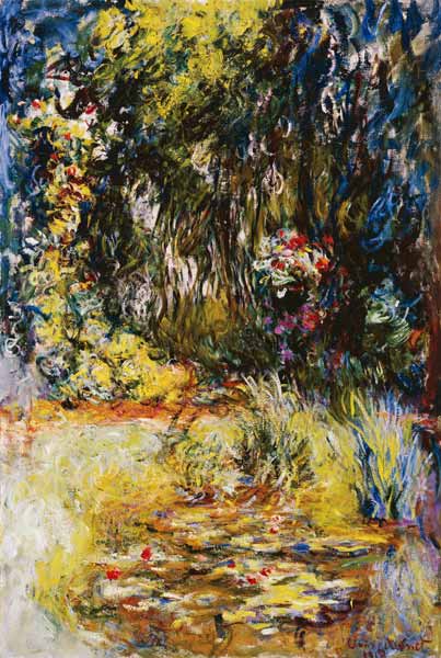 Corner of a Pond with Waterlilies a Claude Monet