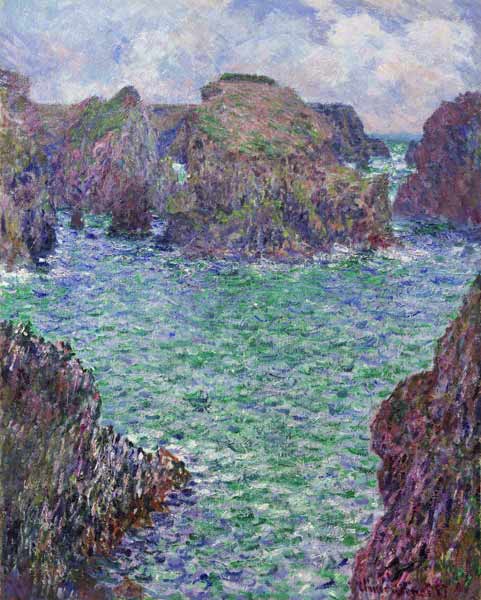 Port-Goulphar, Belle-Île a Claude Monet