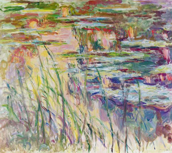Reflections on the Water a Claude Monet