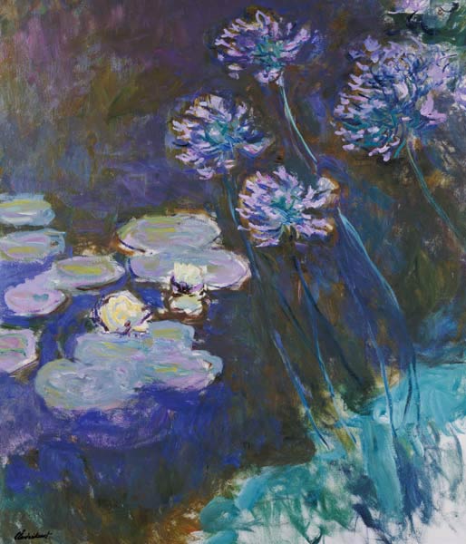 Ninfee e Agapanthus a Claude Monet