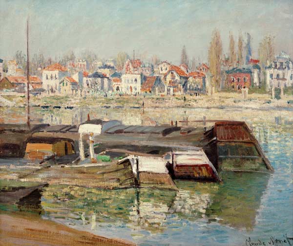 Seine at Asnieres a Claude Monet