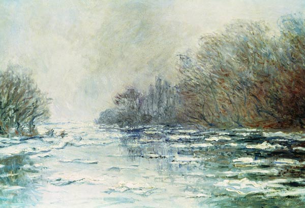 The Break up at Vetheuil, c.1883 a Claude Monet