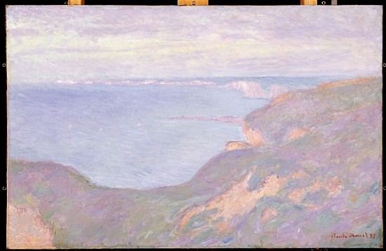 The Cliffs near Dieppe a Claude Monet