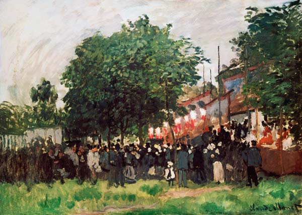 The Fourteenth of July (Bastille Day) a Claude Monet