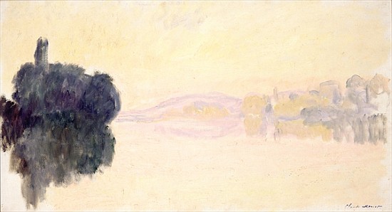 The Seine at Port-Villez a Claude Monet