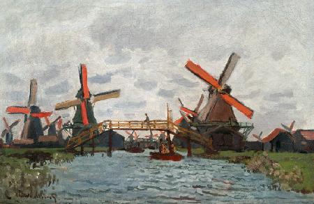 Mills at Westzijderveld near Zaandam