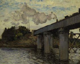 C.Monet / Railway bridge Argenteuil/1873