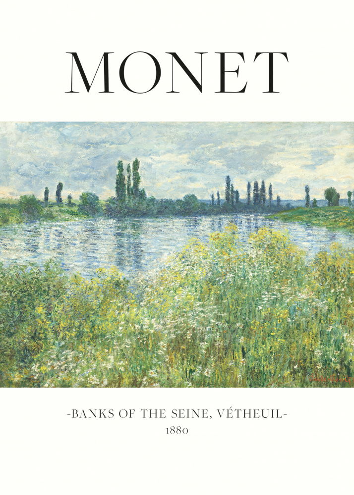 Banks Of The Seine a Claude Monet