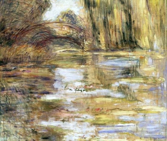 Waterlily Pond: The Bridge a Claude Monet