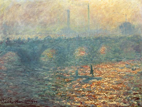 Waterloo Bridge a Claude Monet