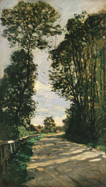 Walk (Road of the Farm Saint-Siméon) a Claude Monet