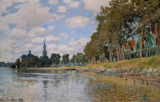Zaandam (Holland) a Claude Monet