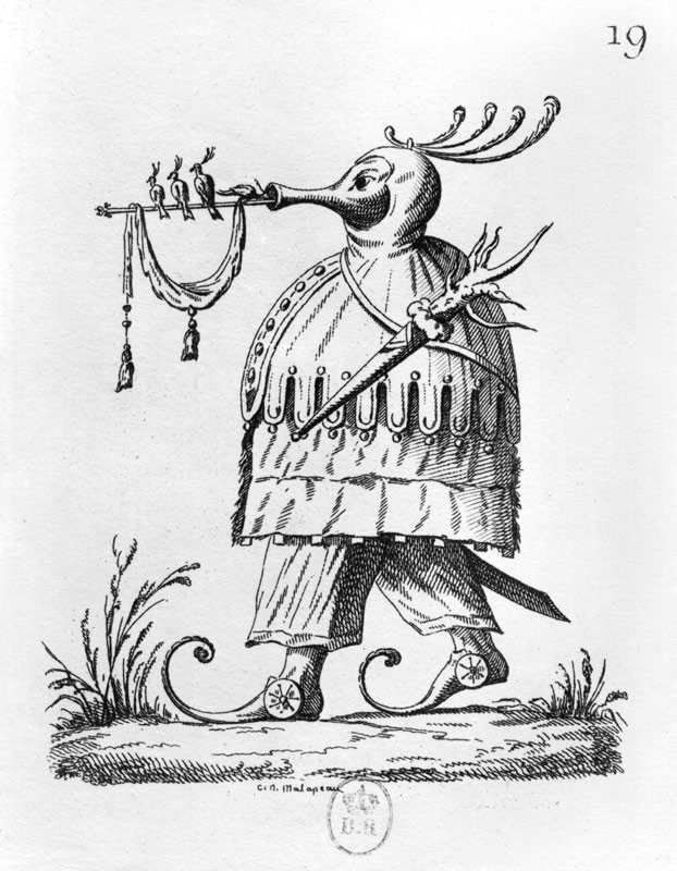 A Monster, from ''Les Songes Drolatiques de Pantagruel'' Francois Rabelais (1494-1553) (xylograph) a Claude Nicolas Malapeau