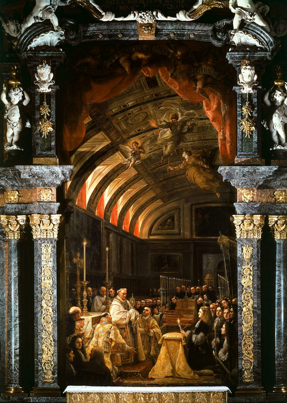 Holy Communion of Charles II (1661-1700) and his Court a Claudio Coello
