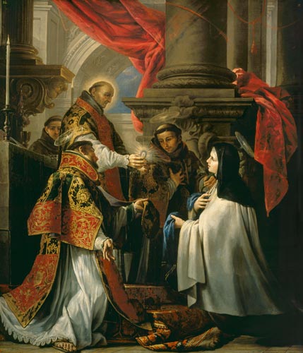 Communion of St. Teresa of Avila (1515-82) a Claudio Coello