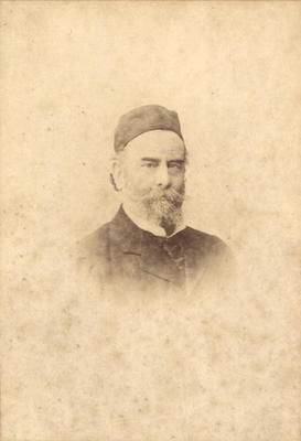 Portrait photograph of Alfred Sisley (1839-99) (sepia photo) a Clement Maurier
