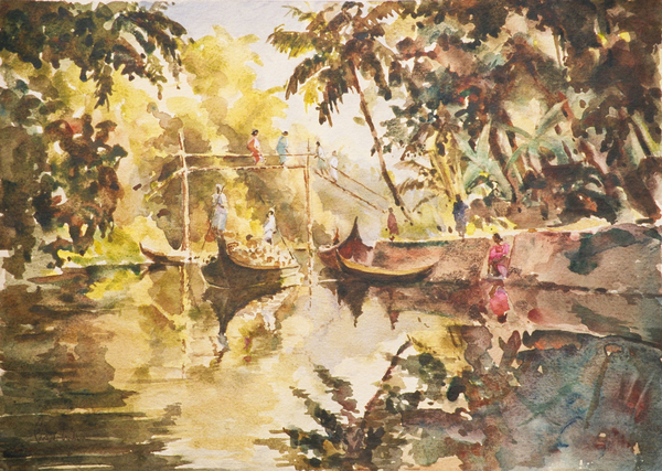 611 Village life on the back waters a Clive Wilson Clive Wilson