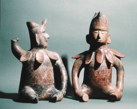Two Statuettes from Colima, Mexico a Colima  Culture