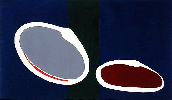 Go Discs II, 1999 (acrylic on canvas) (pair of 135005)  a Colin  Booth