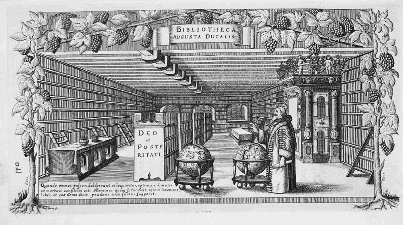 August von Brunswick-Lüneburg in his library a Conrad Buno