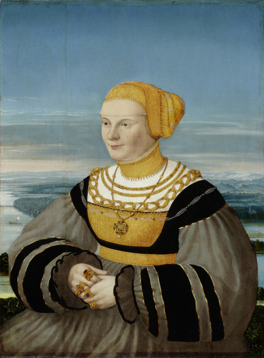 Portrait of Anna von Holzhausen, née Ratzeburg a Conrad Faber von Kreuznach