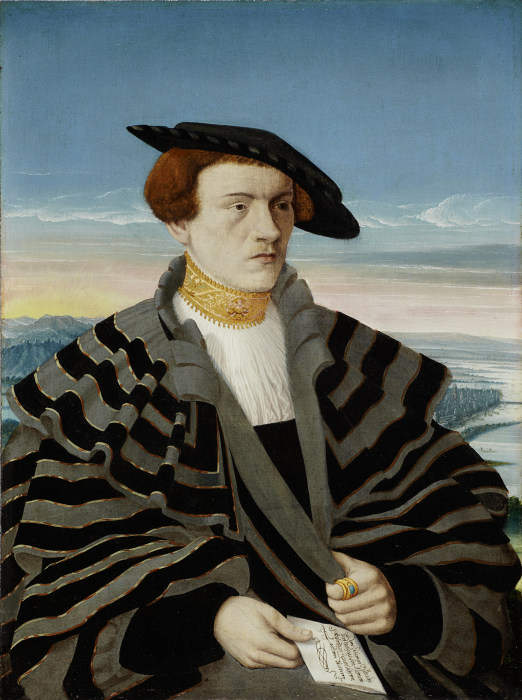 Portrait of Gilbrecht von Holzhausen (1514-1550) a Conrad Faber von Kreuznach