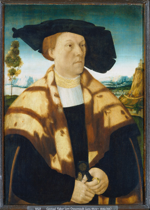 Portrait of Johann Stralenberg a Conrad Faber von Kreuznach