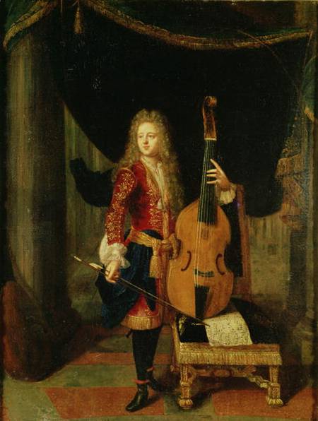 Portrait of Johann Schenck (1660-1712) a Constantin Netscher