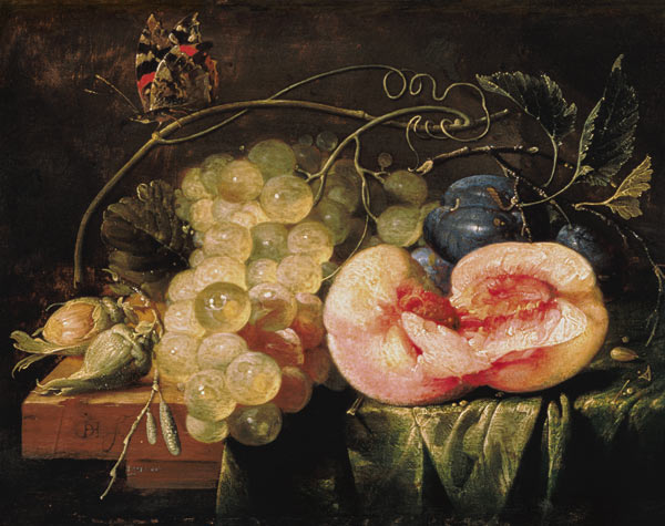 Früchte-Stillleben a Cornelis de Heem