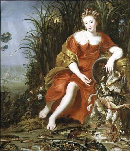 Allegory of Water (pair of 82416) a Cornelis de & Paul de Vos