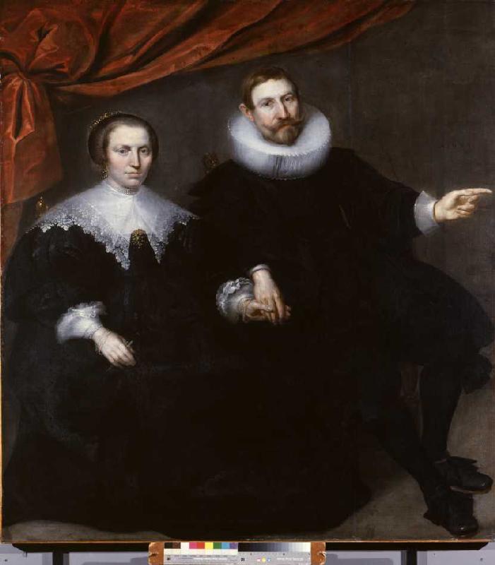 Bildnis eines Ehepaares a Cornelis de Vos
